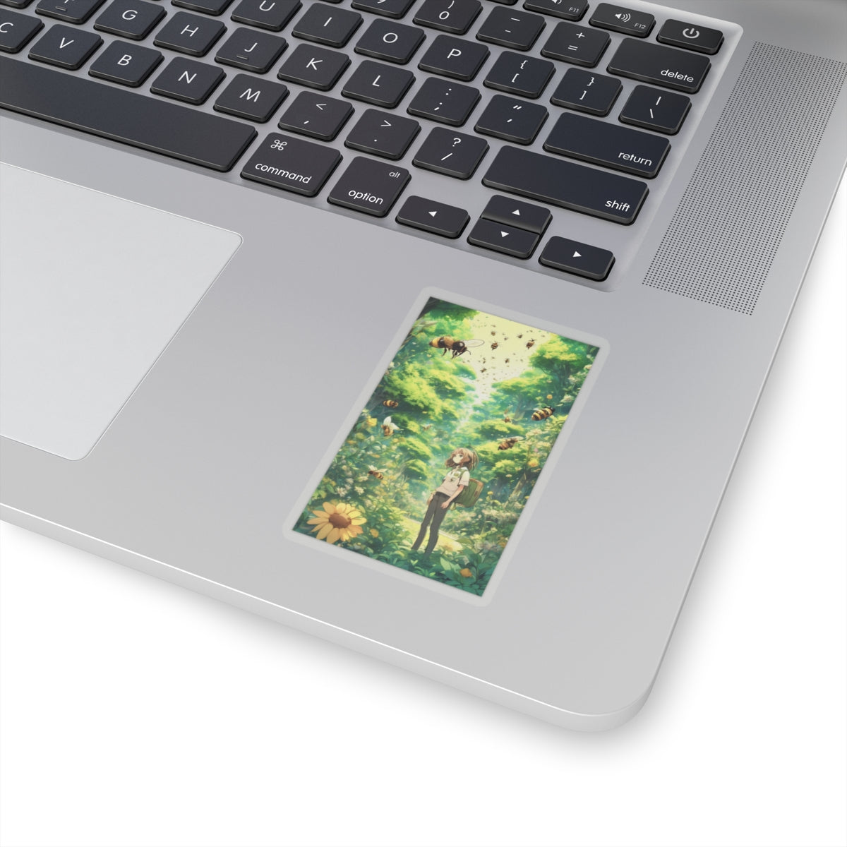 Bee Garden Explorer Anime Nature Art Sticker