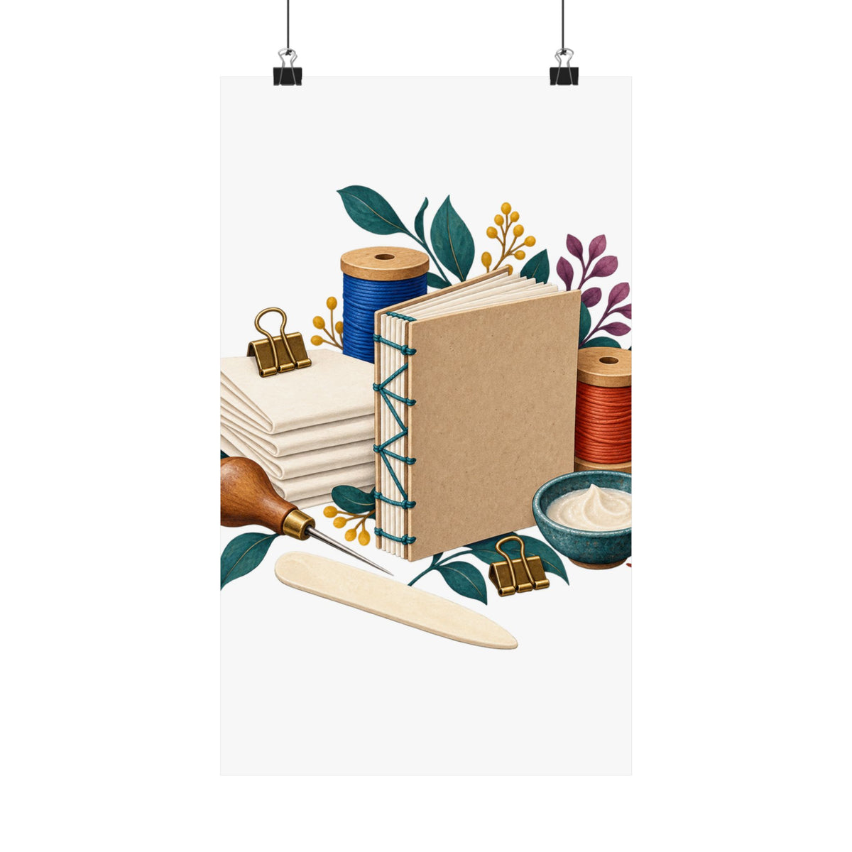Hand Bookbinding Workshop Poster