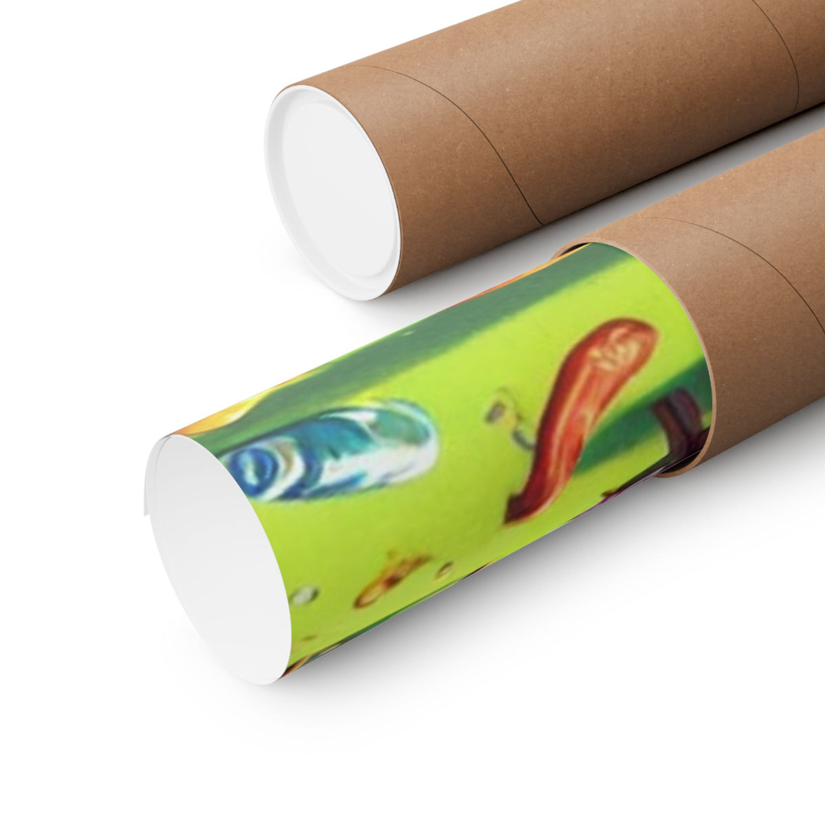 Chaotic Picnic Duck Funny Summer Wall Art Poster
