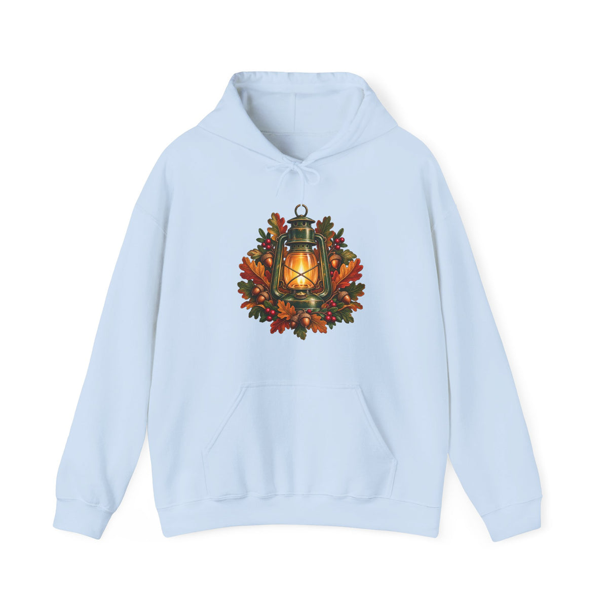 Autumn Oak Lantern and Acorns Hoodie