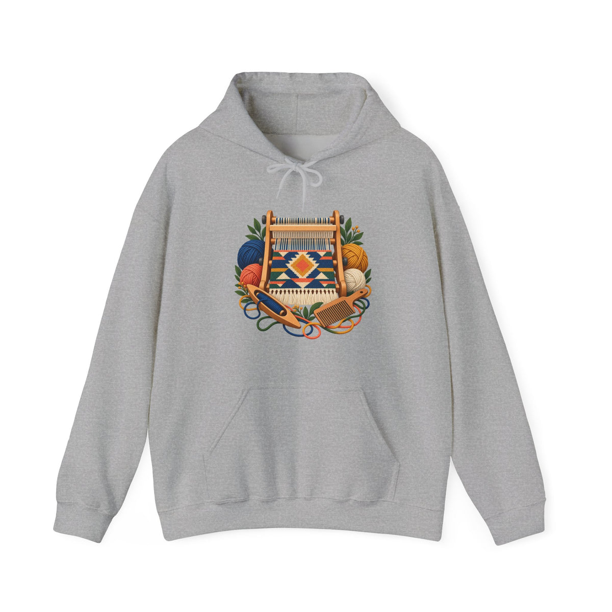 Geometric Hand Weaving Workshop Hoodie