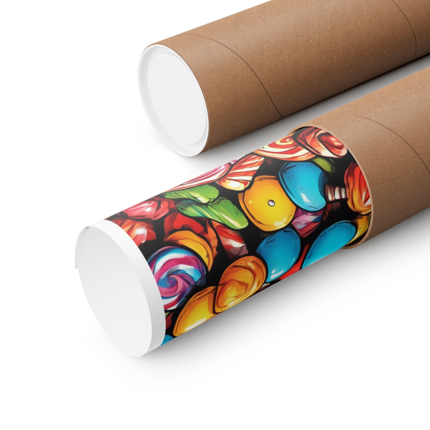 Colorful Candy Pattern Sweets Gift Art Poster