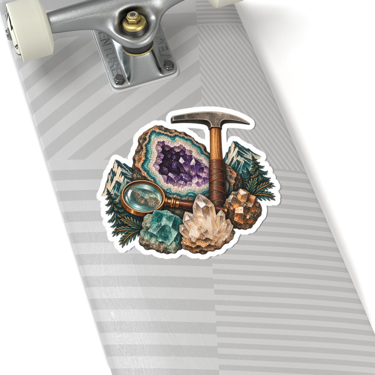 Vintage Geode and Rockhounding Field Kit Sticker