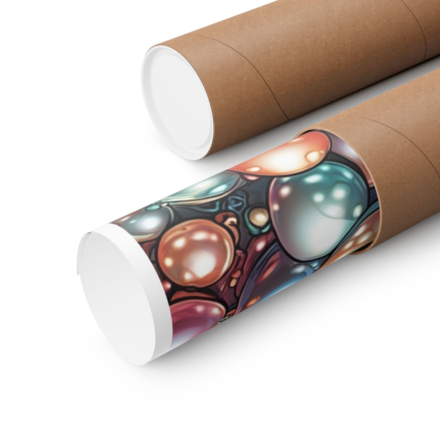 Glossy Orb Marble Abstract Gift Art Poster