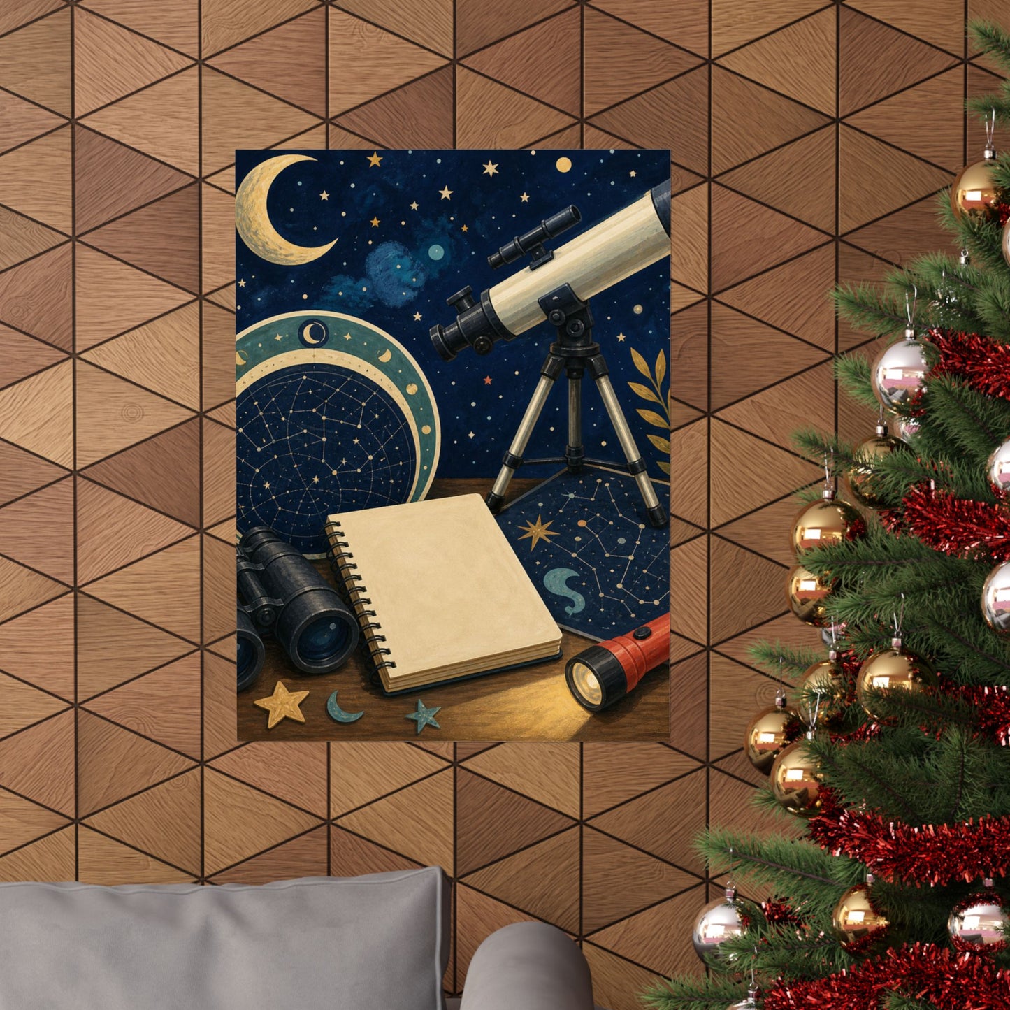 Classic Stargazing Astronomy Hobby Poster