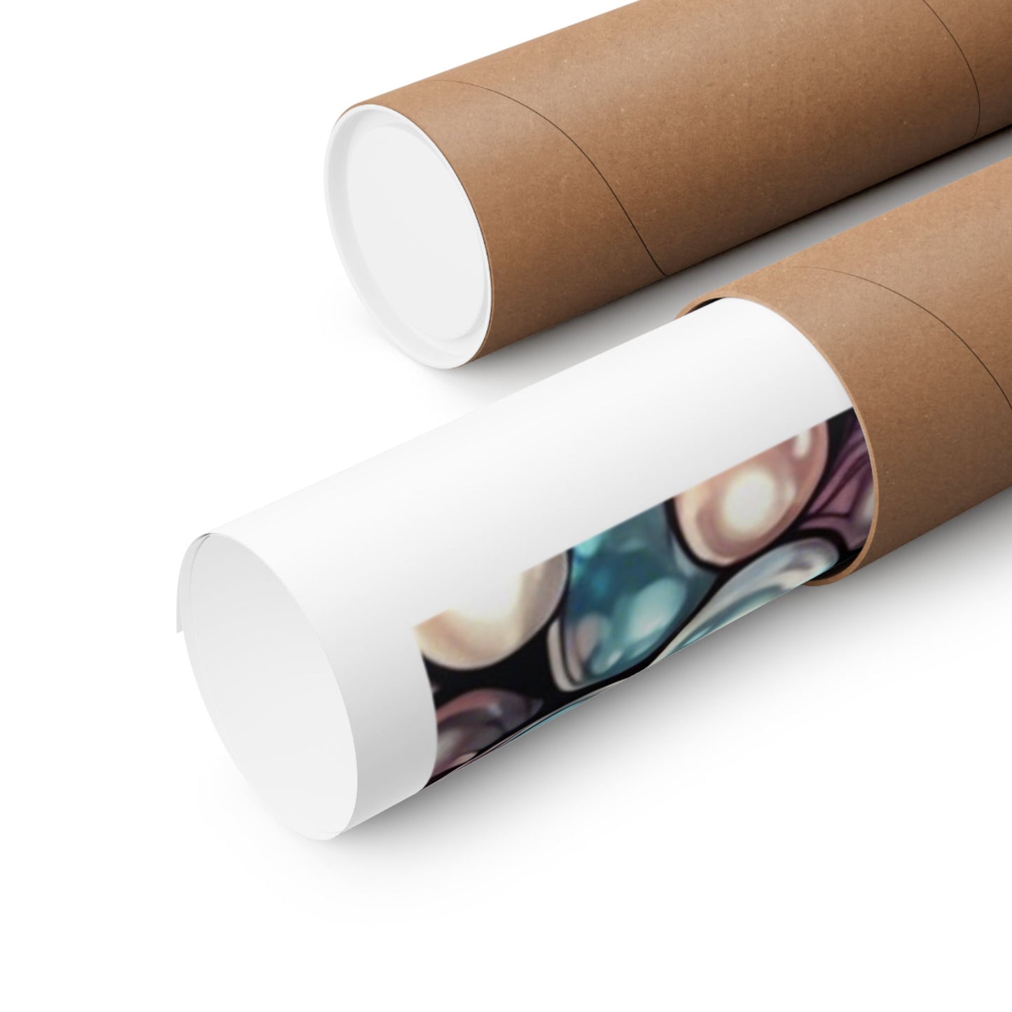 Pearl Bubble Pattern Abstract Gift Art Poster