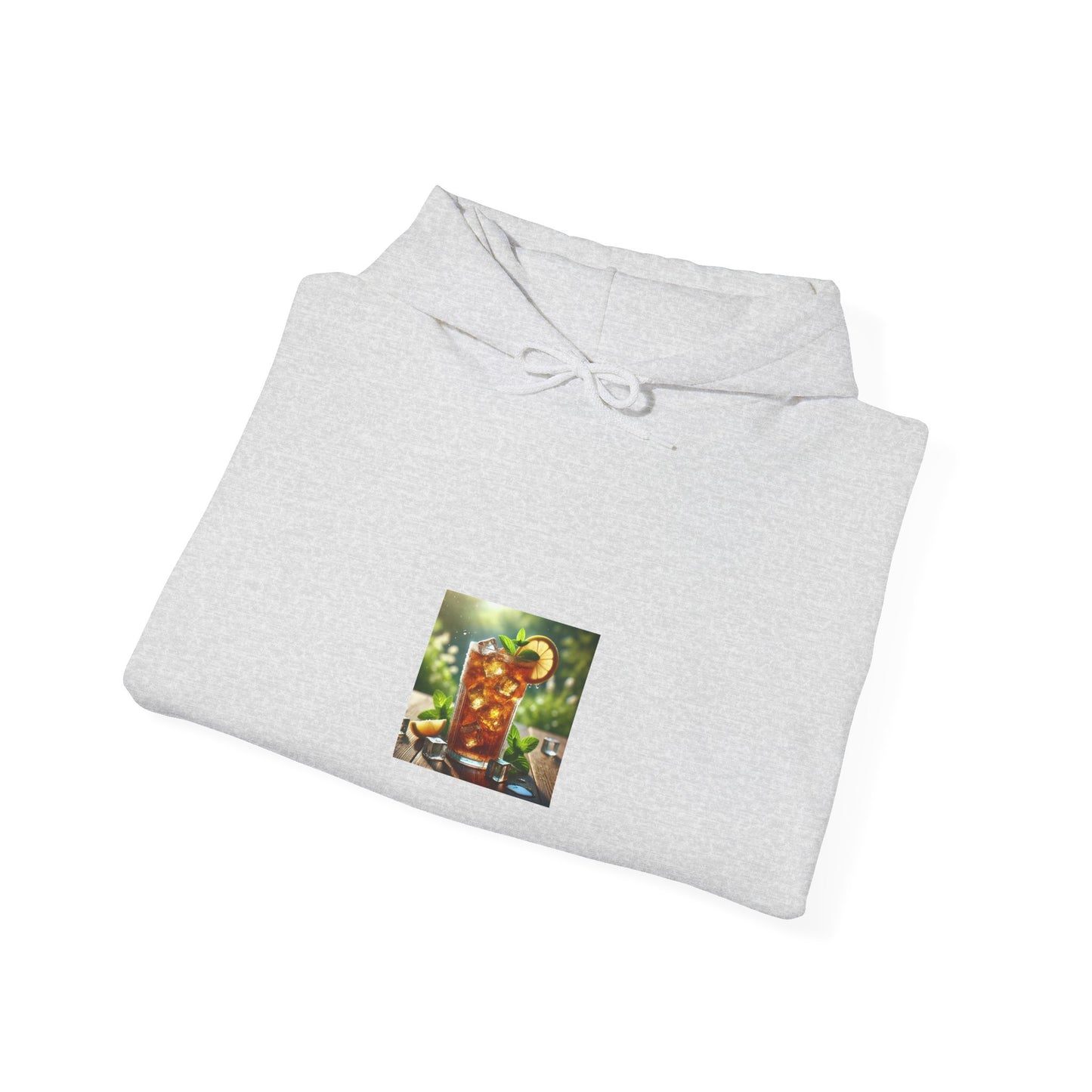 Sunlit Iced Tea Lemon Mint Cozy Summer Drink Hoodie