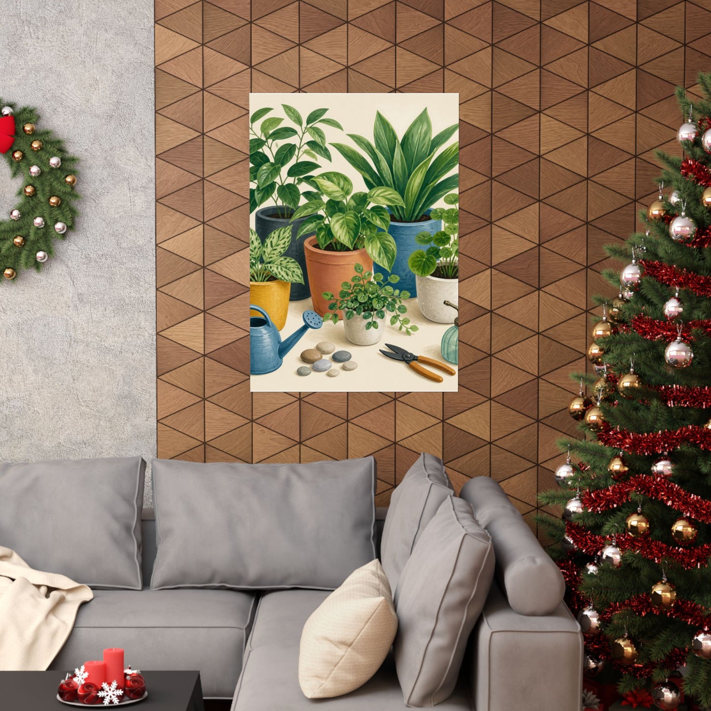 Calm Indoor Houseplant Collection Art Poster