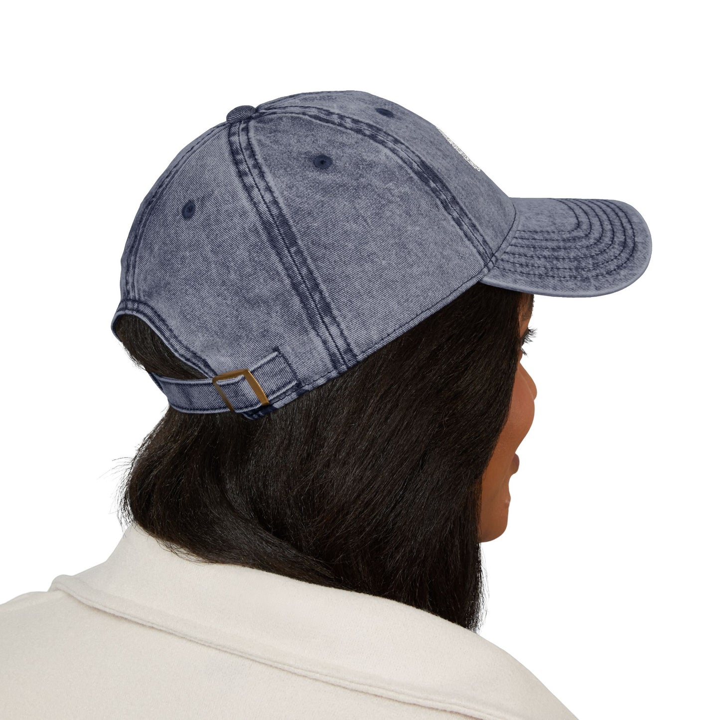 OOF Embroidered Vintage Cap Distressed Dad Hat Washed Gray Minimalist Meme Hat Retro Casual Adjustable Cap Unisex Adult Teen