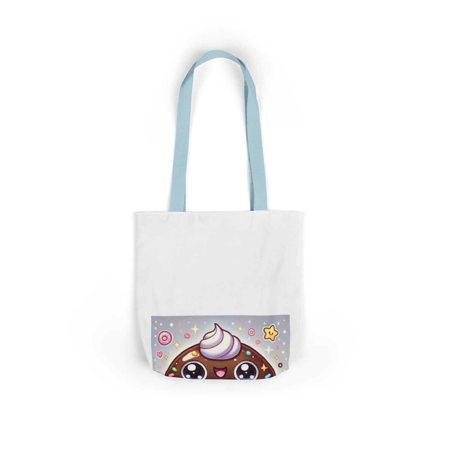 Kawaii Chocolate Donut Cute Dessert Art Tote Bag