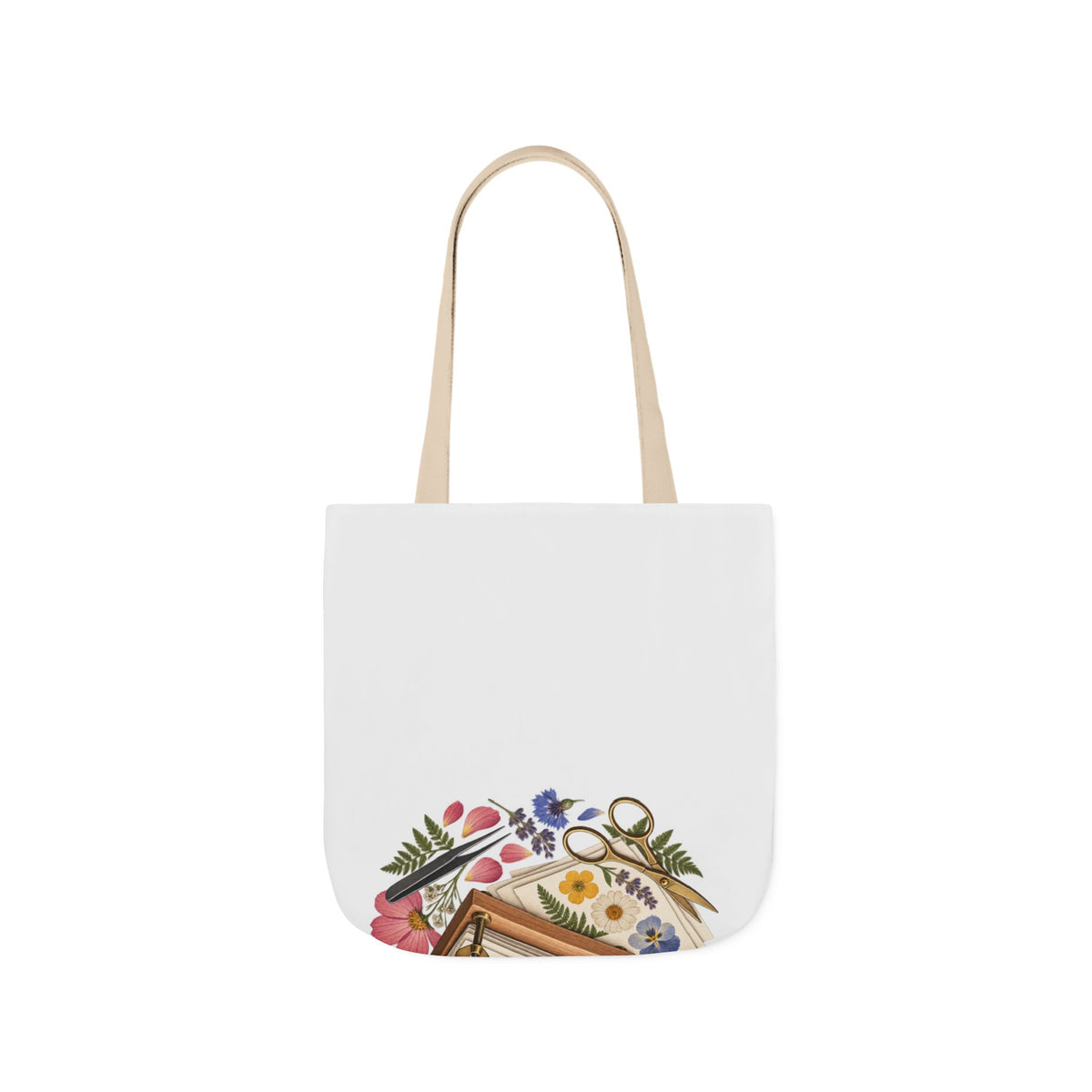 Botanical Flower Press Workshop Tote Bag