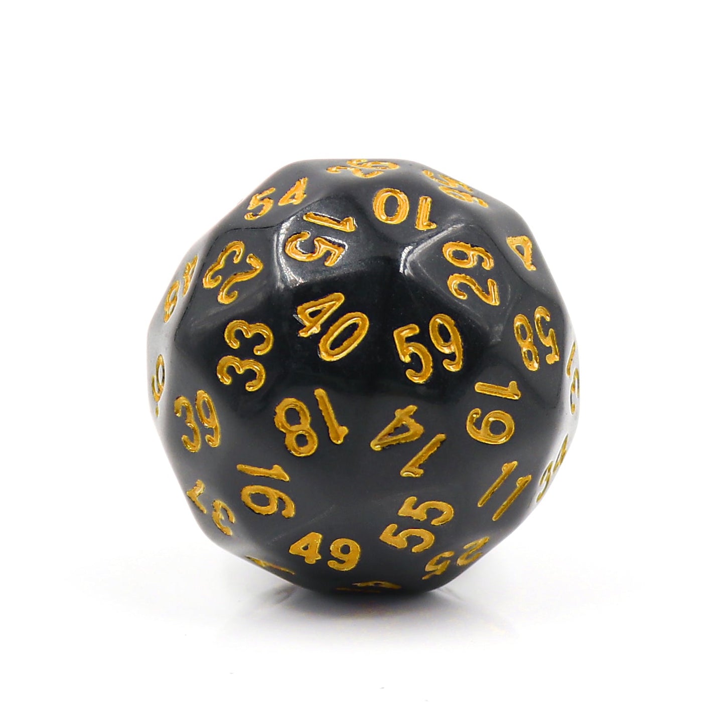 D60-Black Opaque w/Yellow Numbers