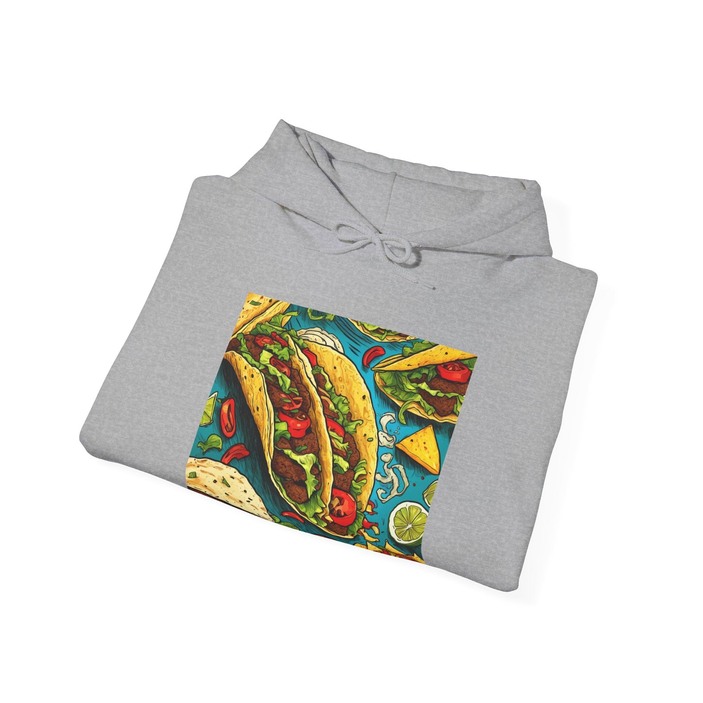 Taco Party Pattern Foodie Gift Art Hoodie