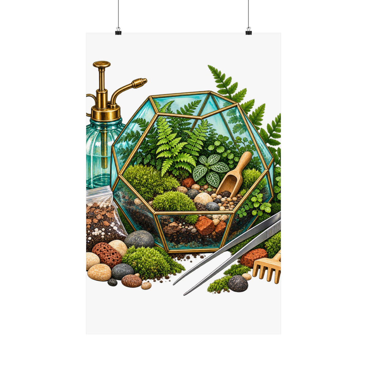 Fern Terrarium Building Workshop Poster