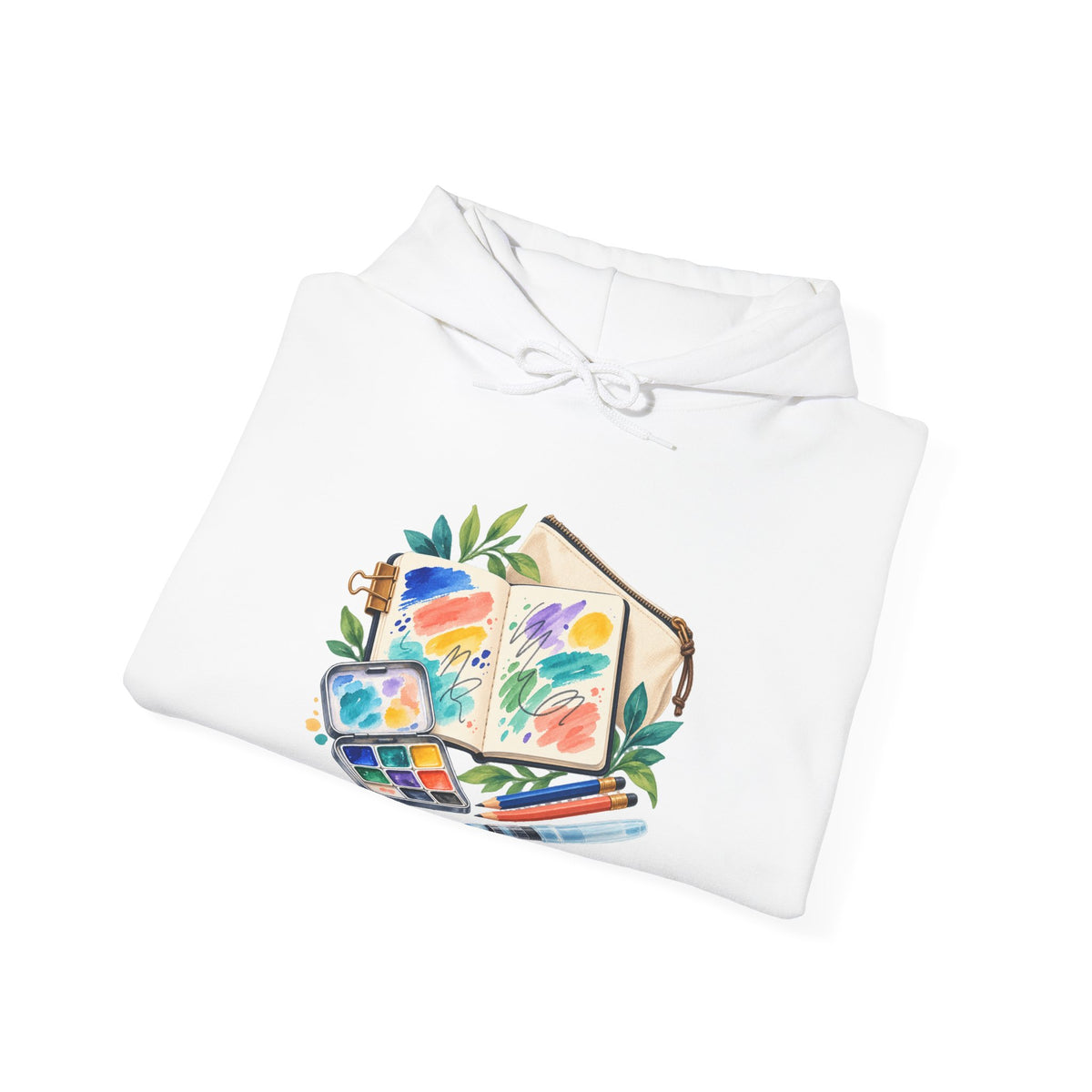 Colorful Urban Sketching Travel Kit Hoodie