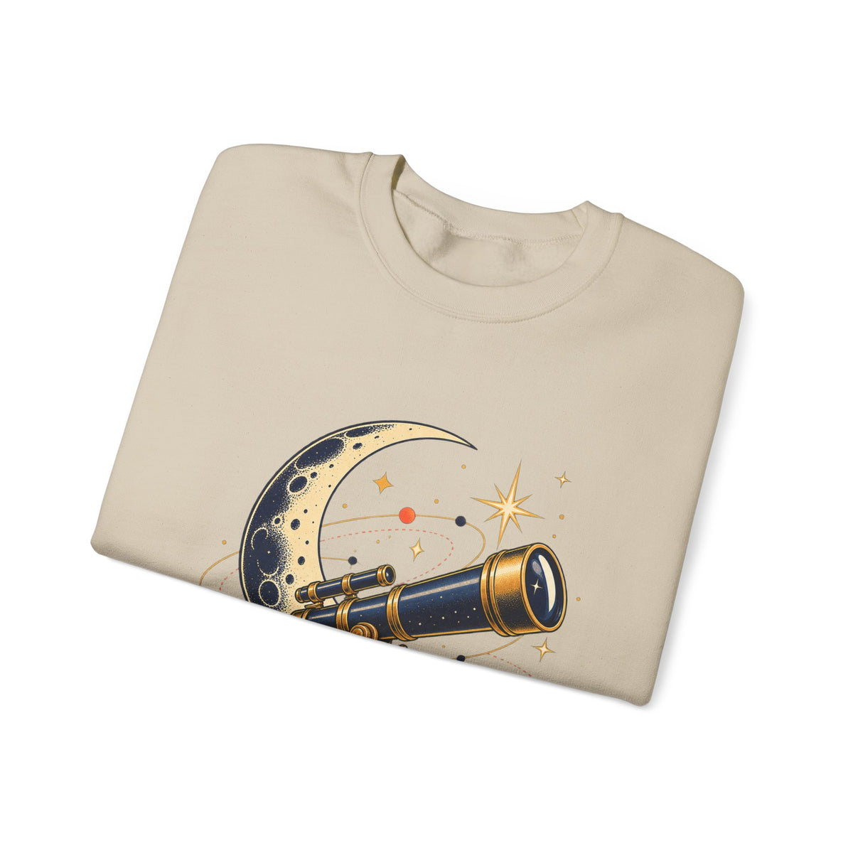 Vintage Telescope Celestial Astronomy Sweatshirt
