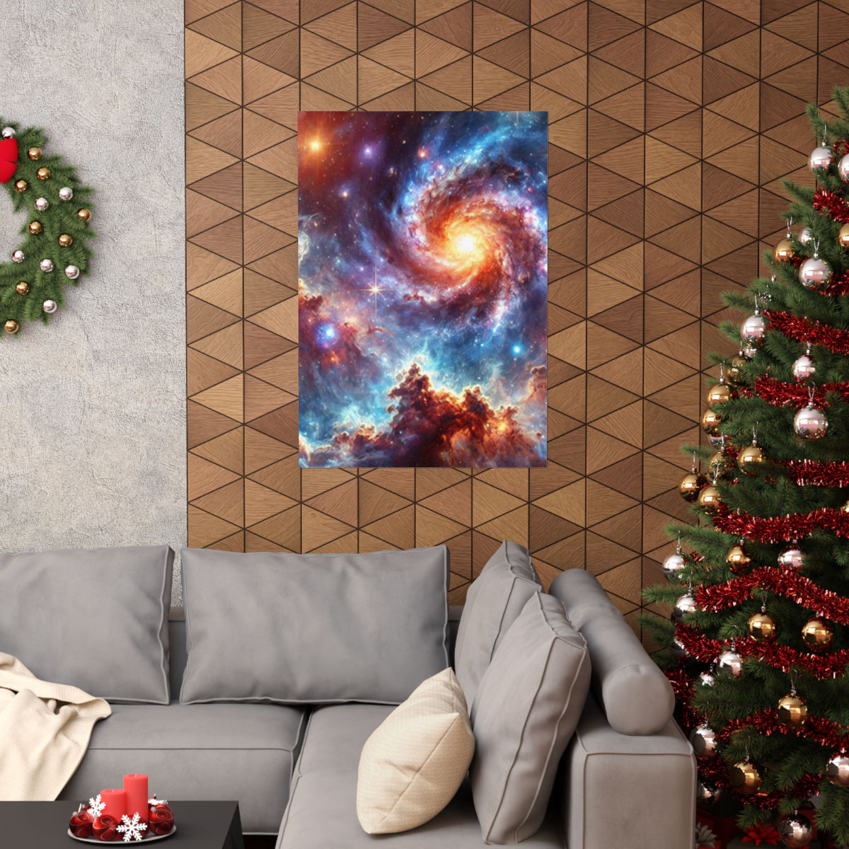 Galaxy Nebula Dreamscape Abstract Space Poster Wall Art Decor