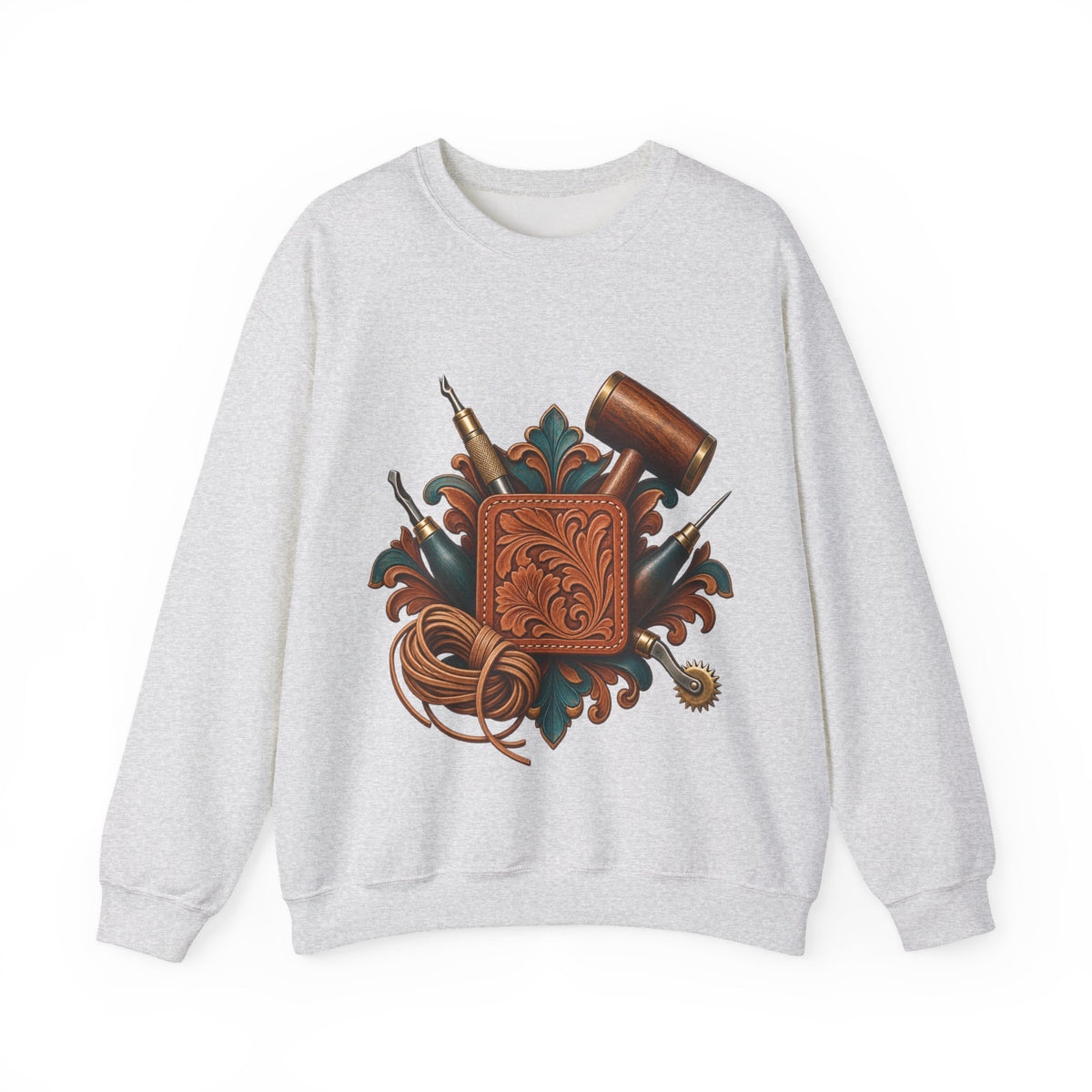 Traditional Leather Tooling Workshop Sweatshirt