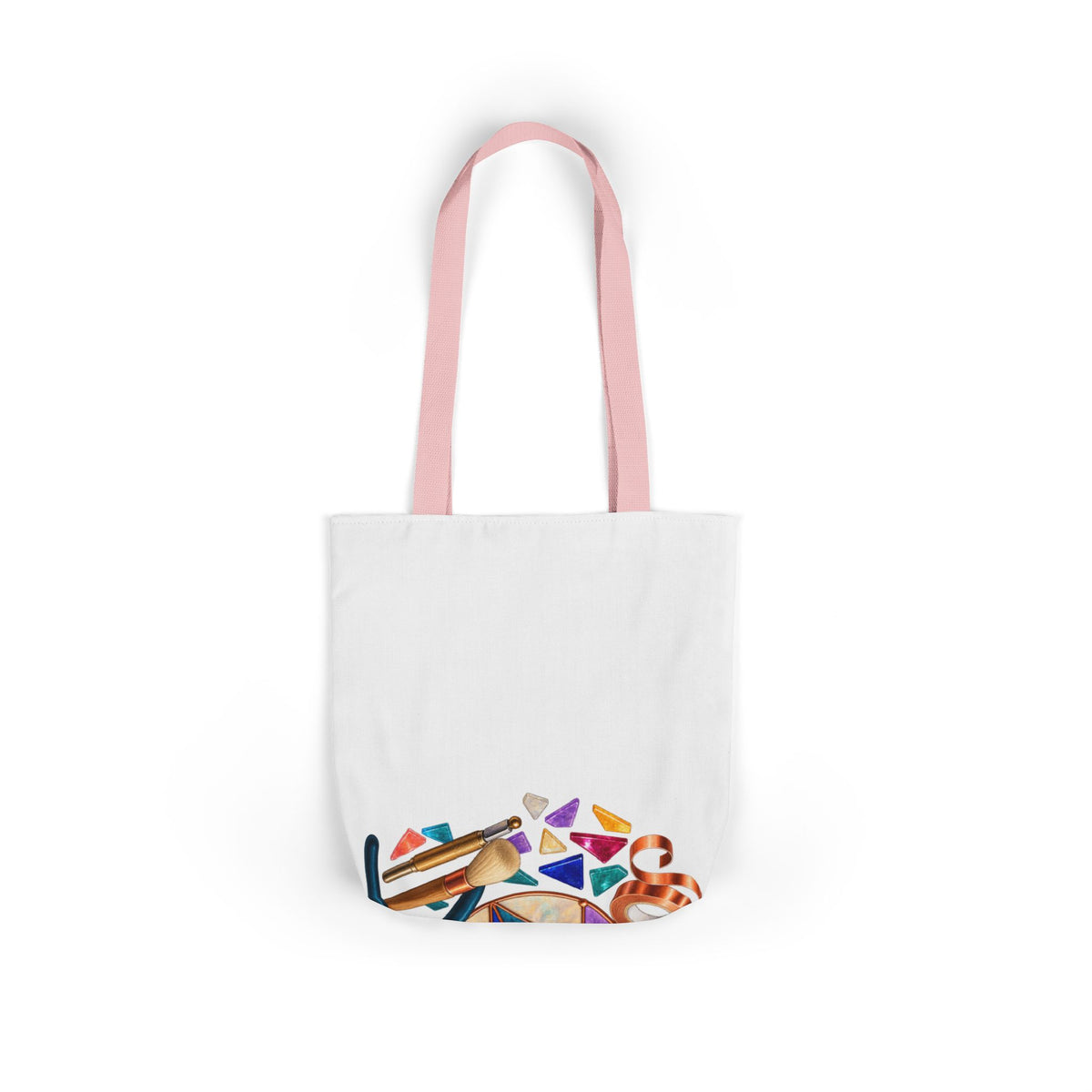 Abstract Stained Glass Suncatcher Workshop Tote Bag