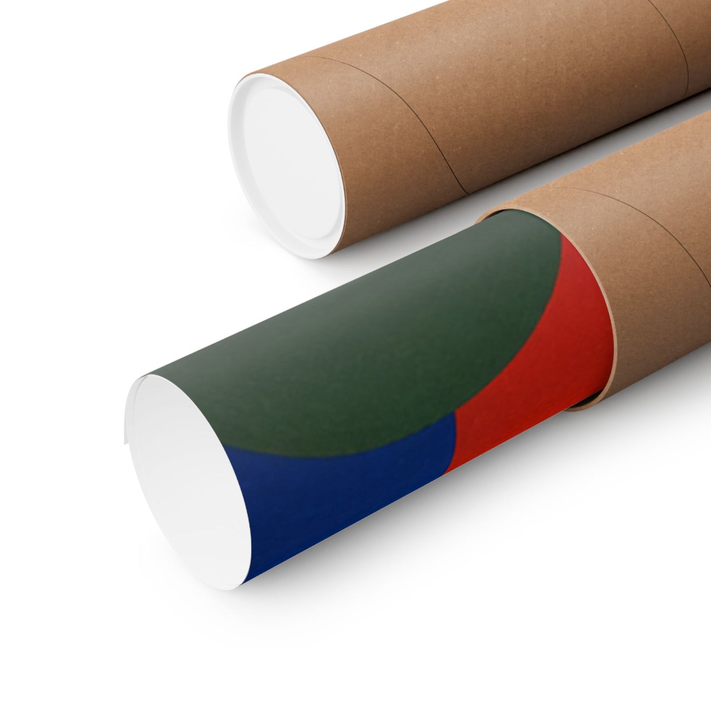 Bold Geometric Balance Abstract Art Poster