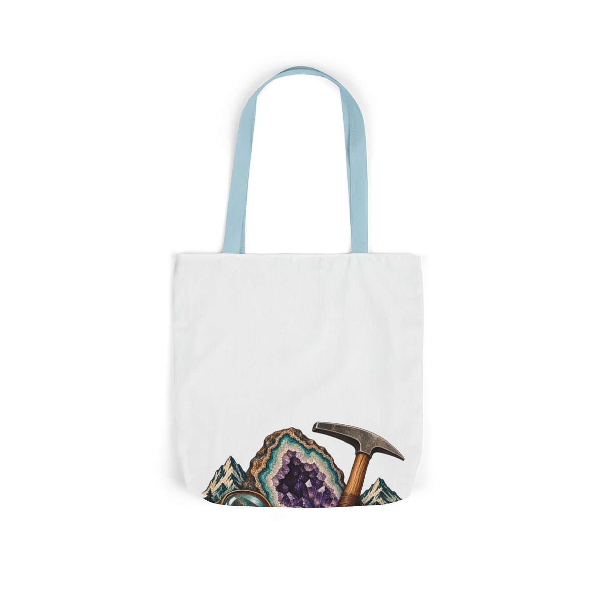 Vintage Geode and Rockhounding Field Kit Tote Bag