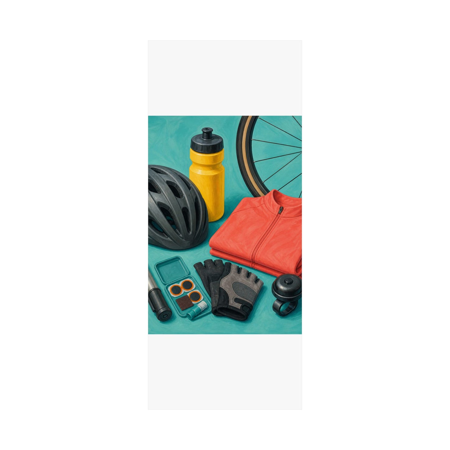 Colorful Cycling Gear Hobby Poster
