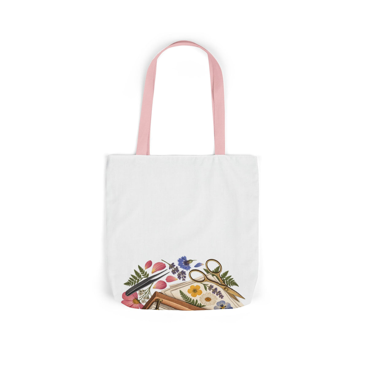 Botanical Flower Press Workshop Tote Bag