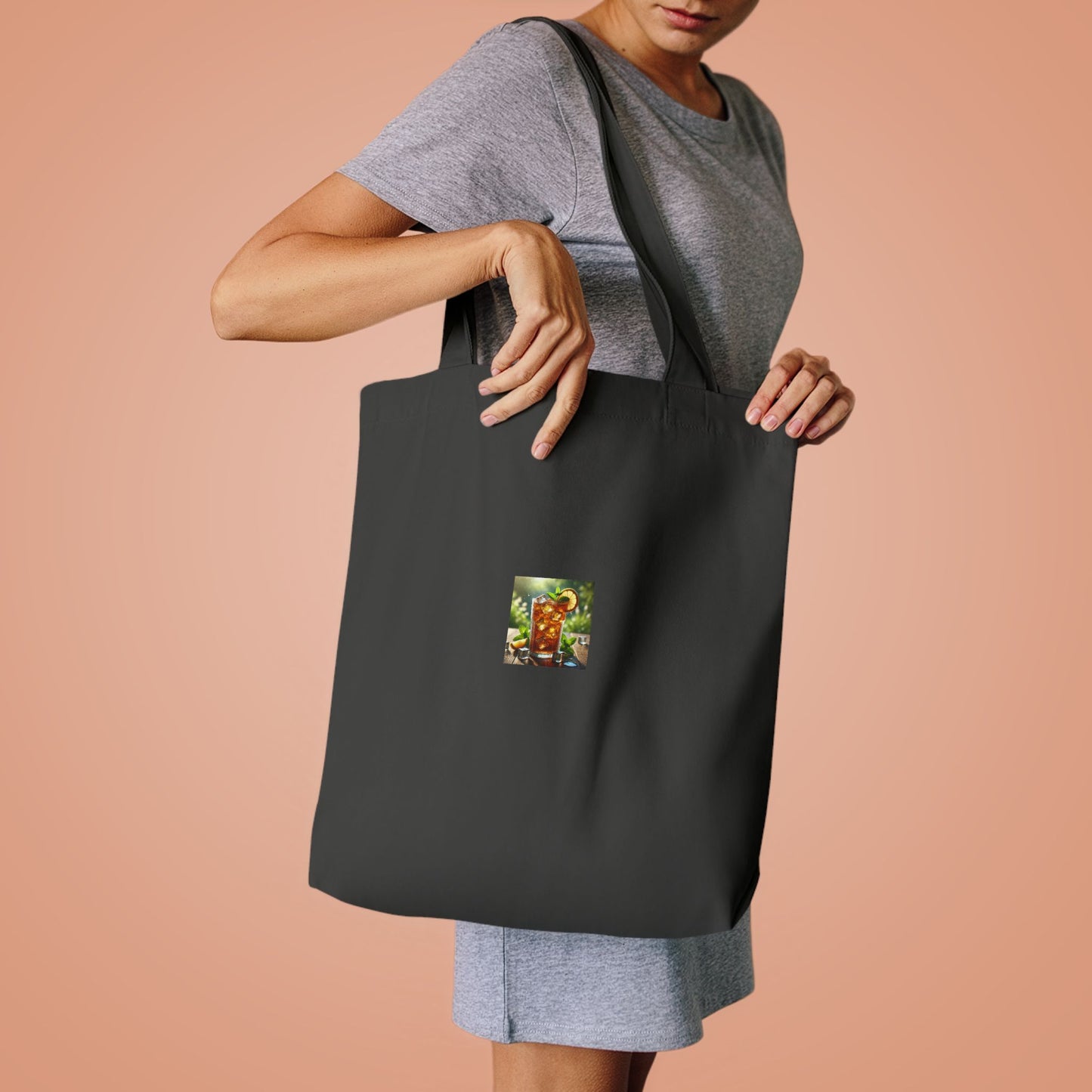 Sunlit Iced Tea Lemon Mint Fresh Summer Drink Tote Bag