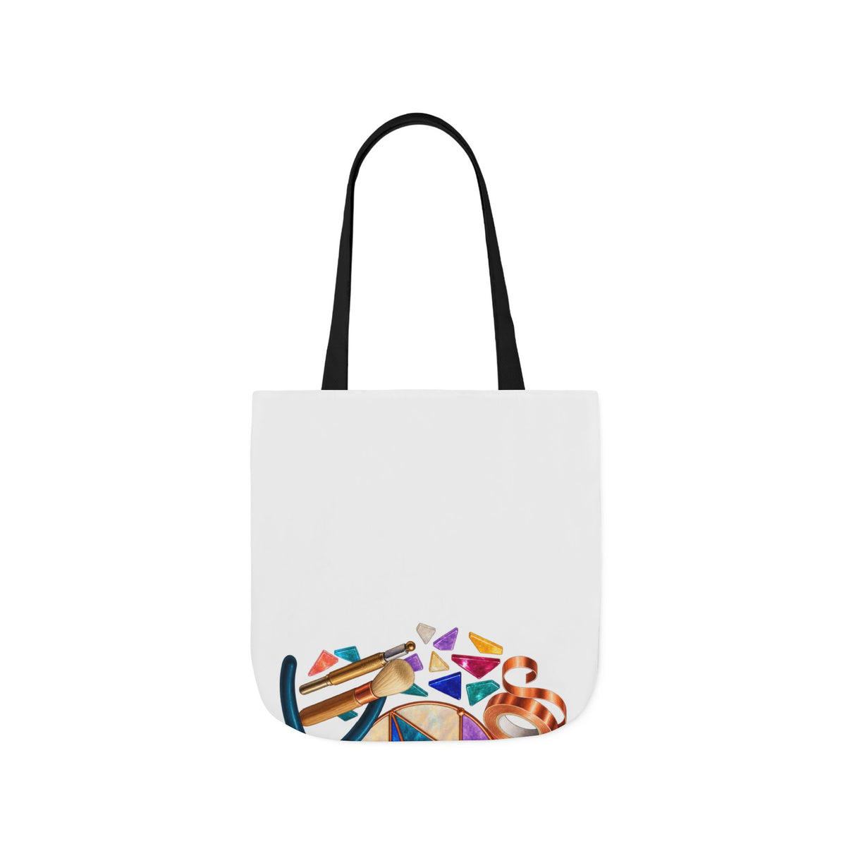 Abstract Stained Glass Suncatcher Workshop Tote Bag
