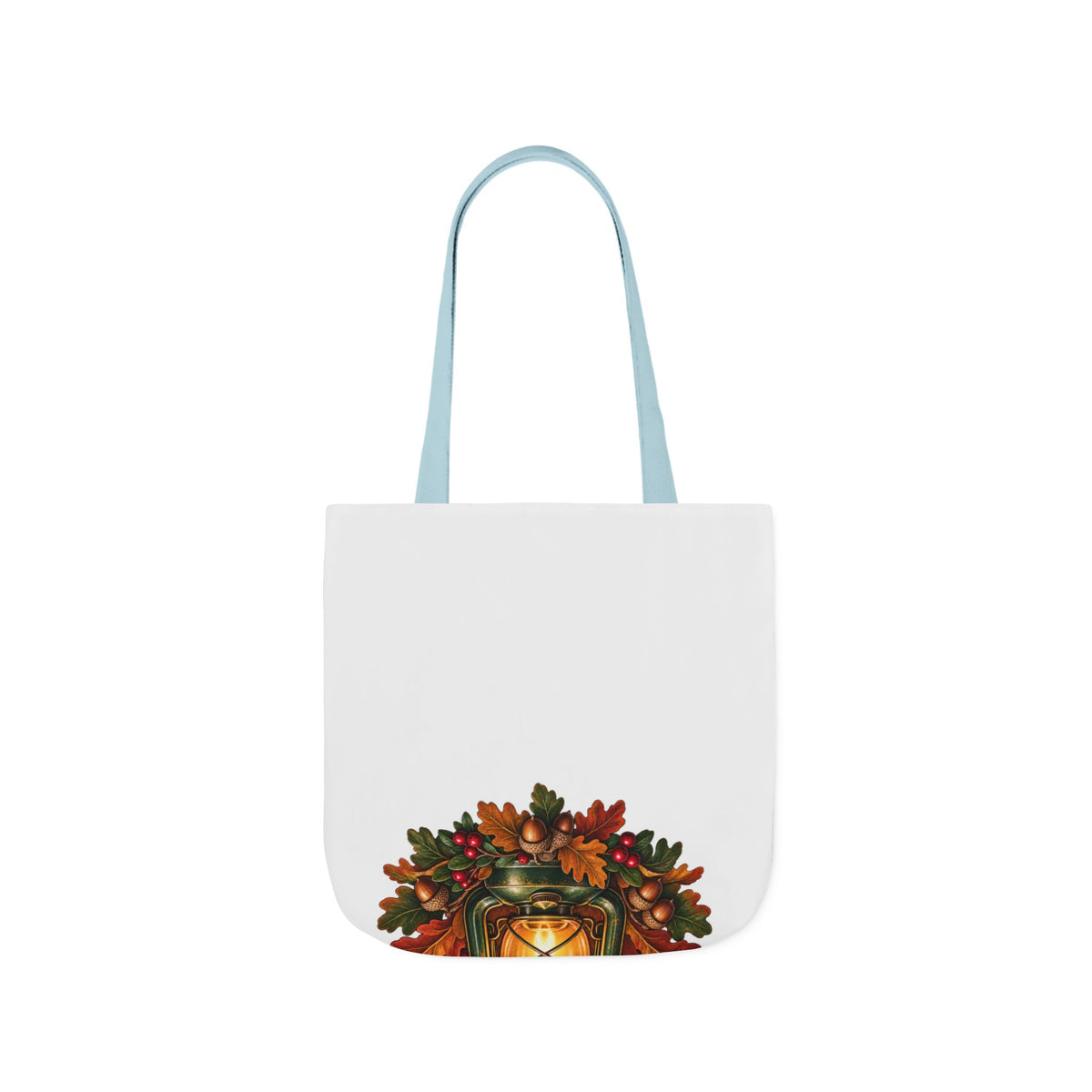Autumn Oak Lantern and Acorns Tote Bag