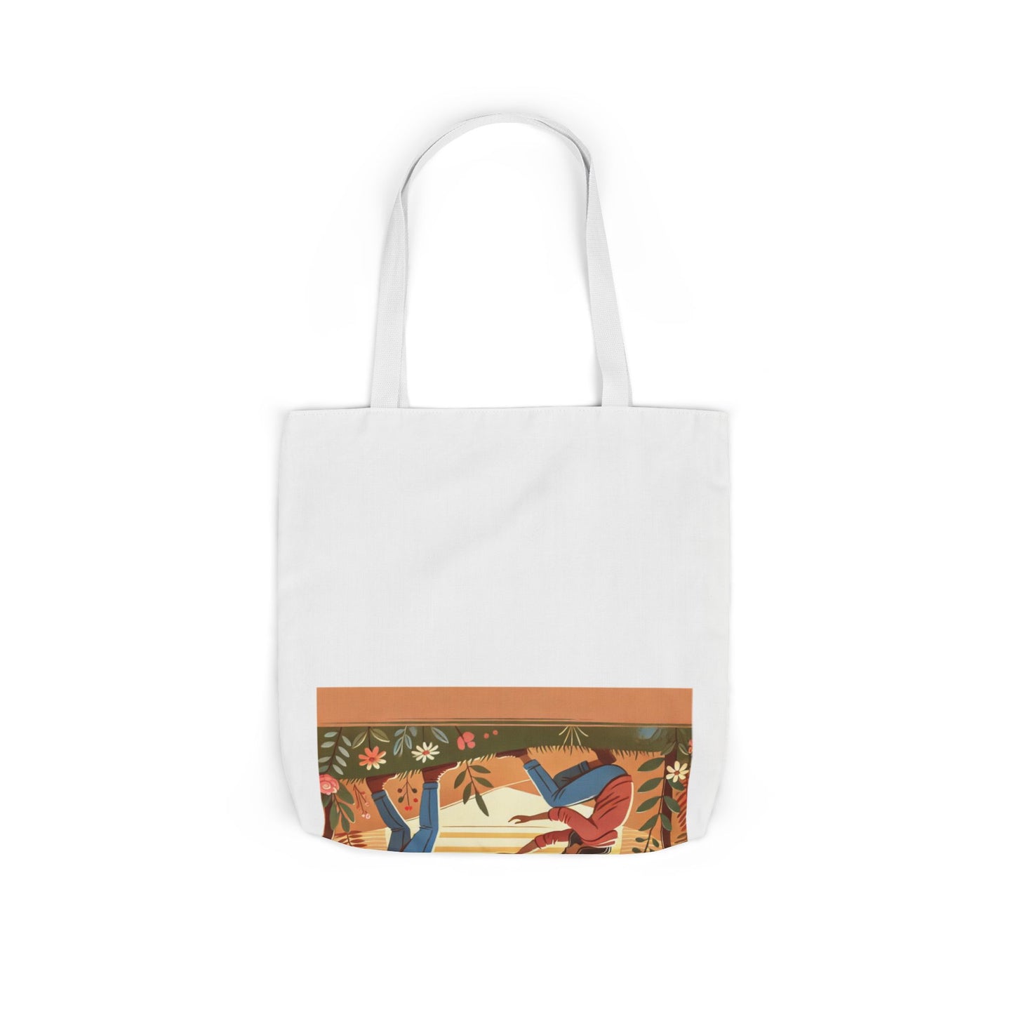 Helping Hands Sunset Garden Canvas Tote Bag