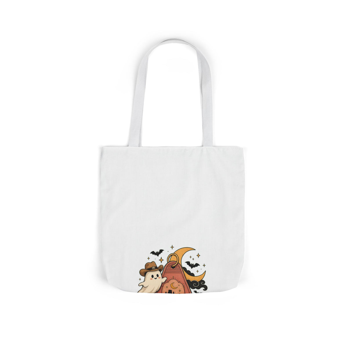 Haunted Desert Keytag Ghost Halloween Tote Bag