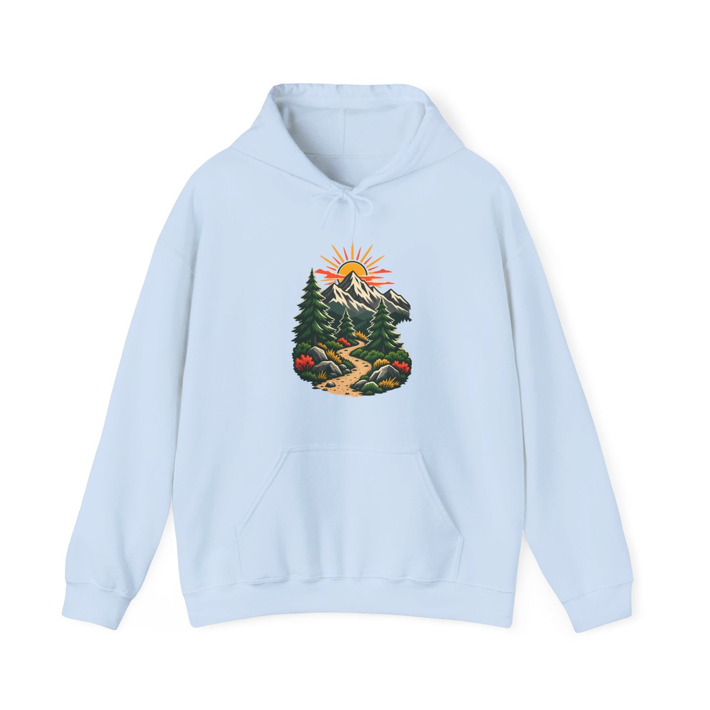 Sunrise Mountain Trail Outdoor Adventure Hoodie