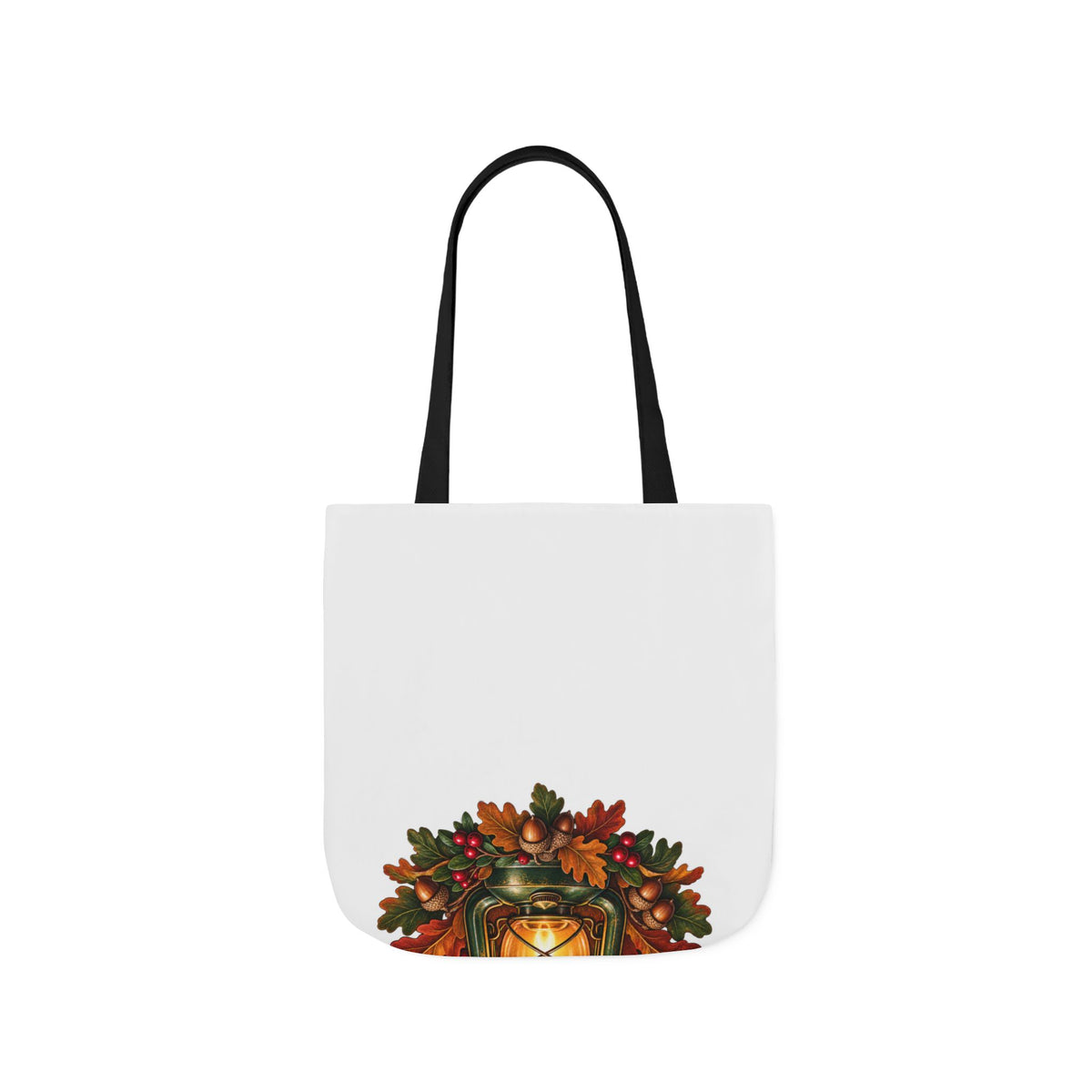 Autumn Oak Lantern and Acorns Tote Bag