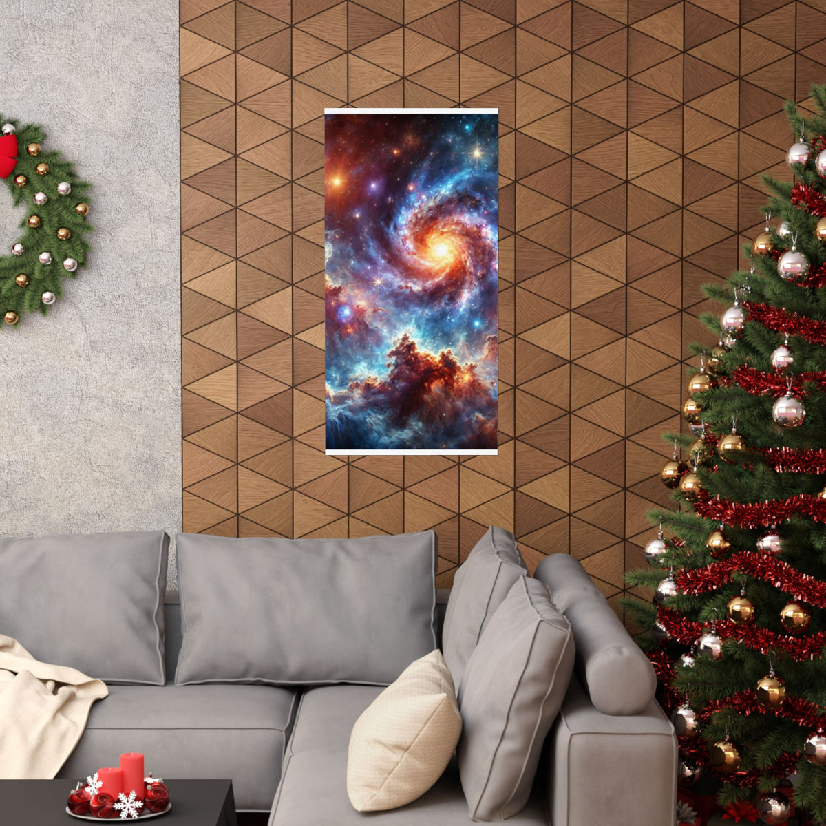 Galaxy Nebula Dreamscape Abstract Space Poster Wall Art Decor