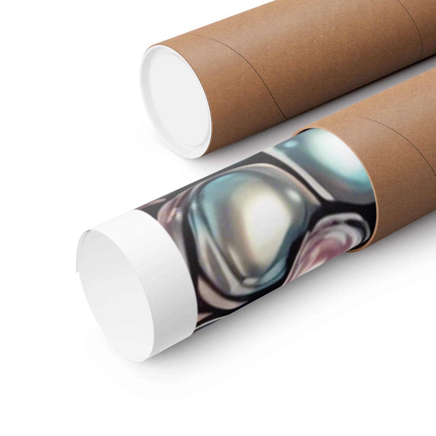 Pearl Bubble Pattern Abstract Gift Art Poster