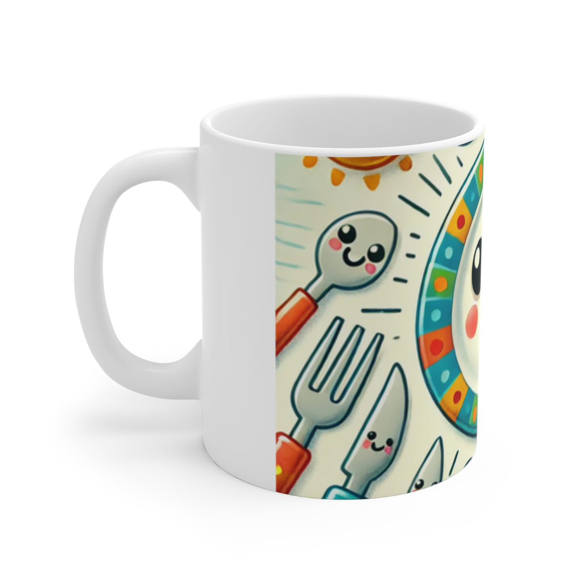 Happy Little Kitchen Club Kawaii Food Lover Coffee Mug Kitchen Gift