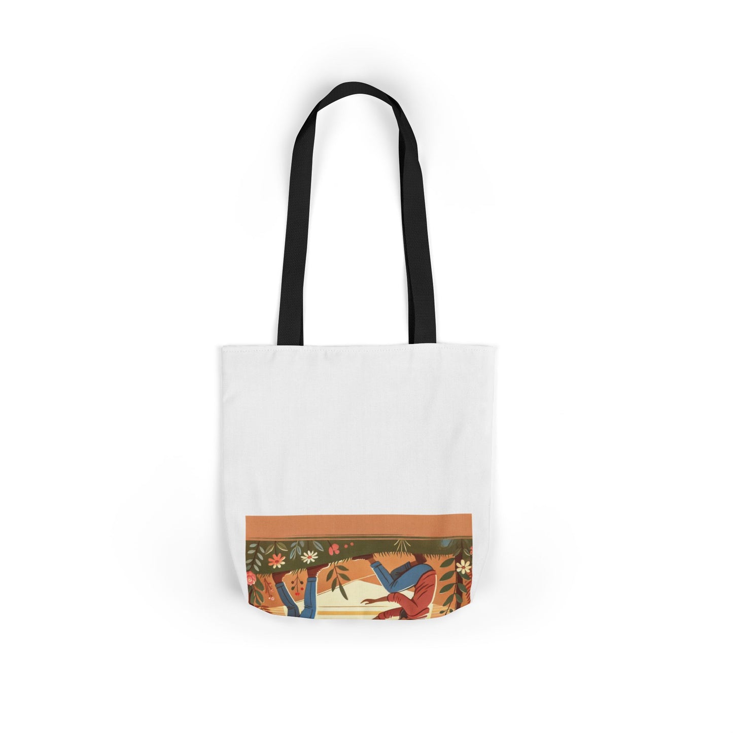 Helping Hands Sunset Garden Canvas Tote Bag