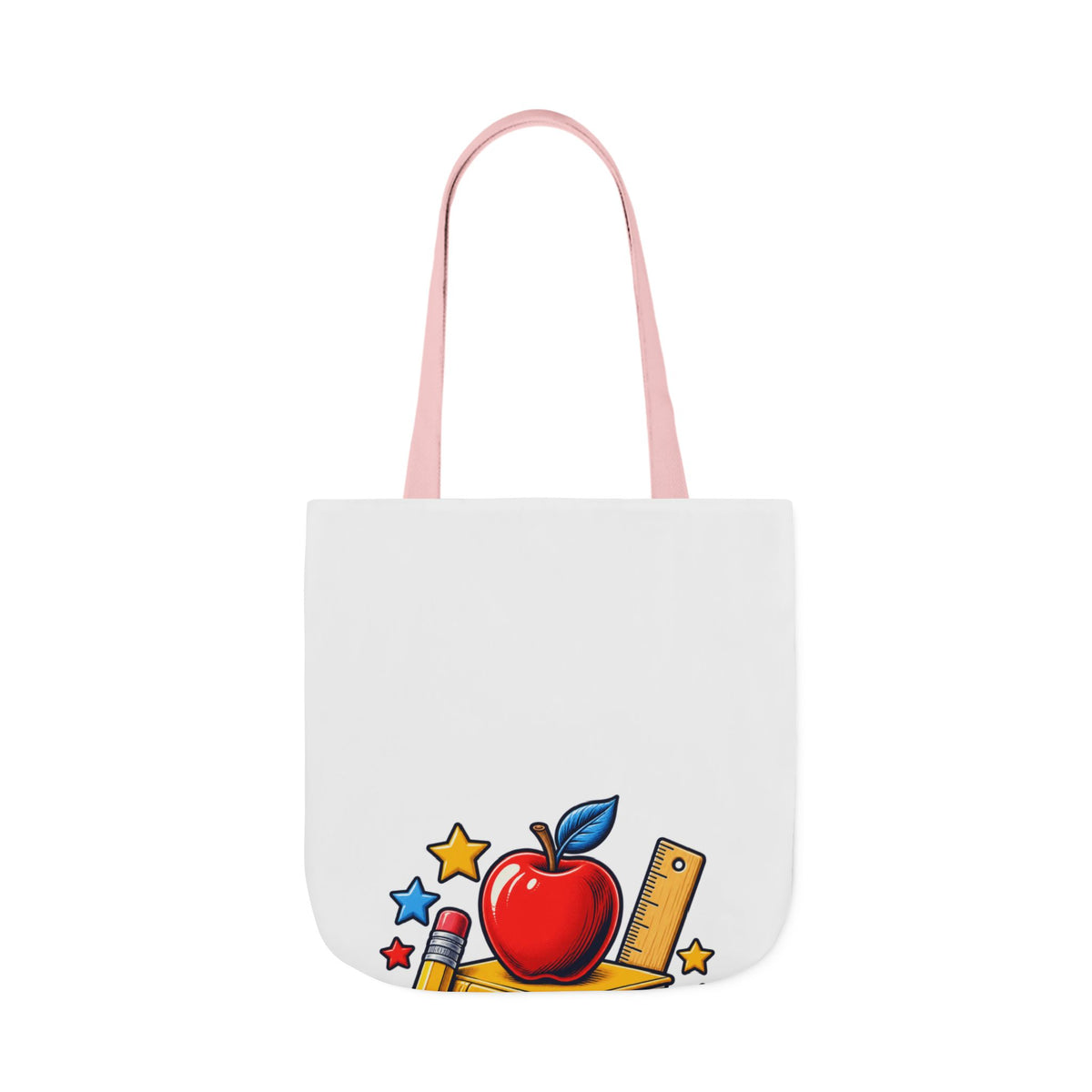 Retro School Books Apple Teacher Appreciation Tote Bag