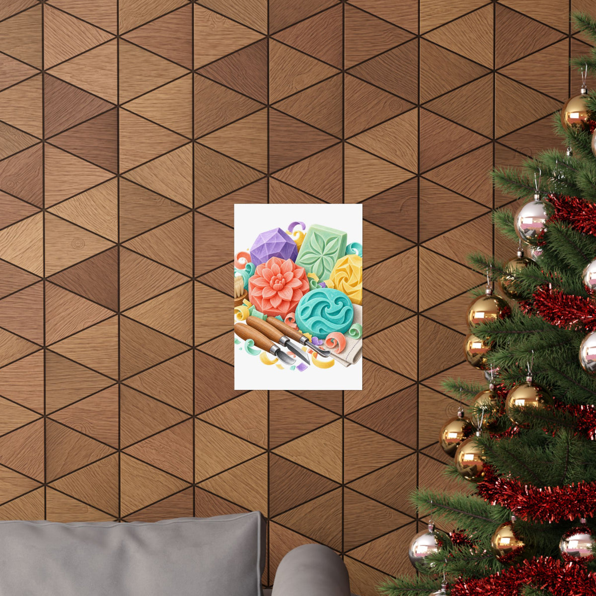 Colorful Soap Carving Workshop Poster
