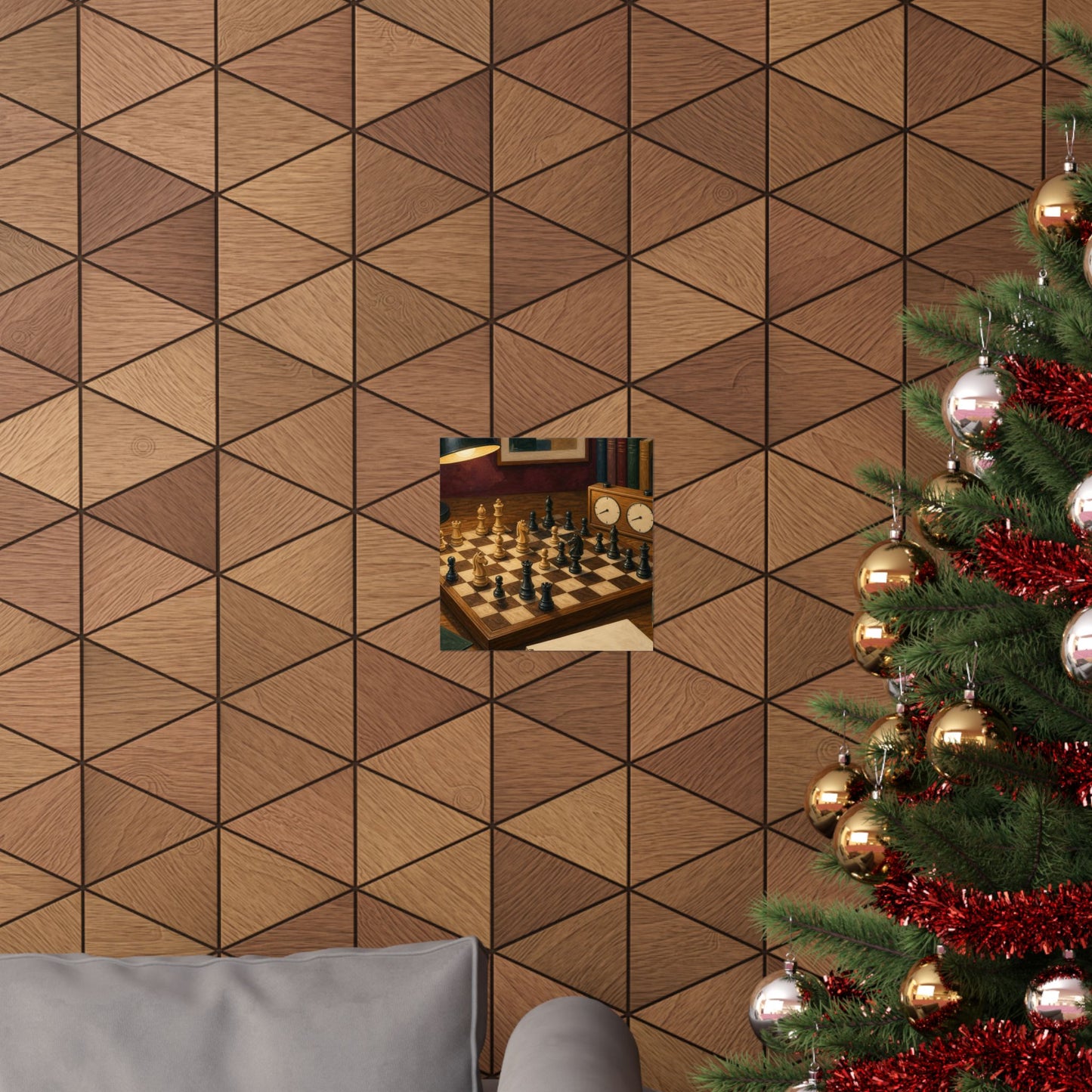 Cozy Chess Strategy Game Hobby Poster