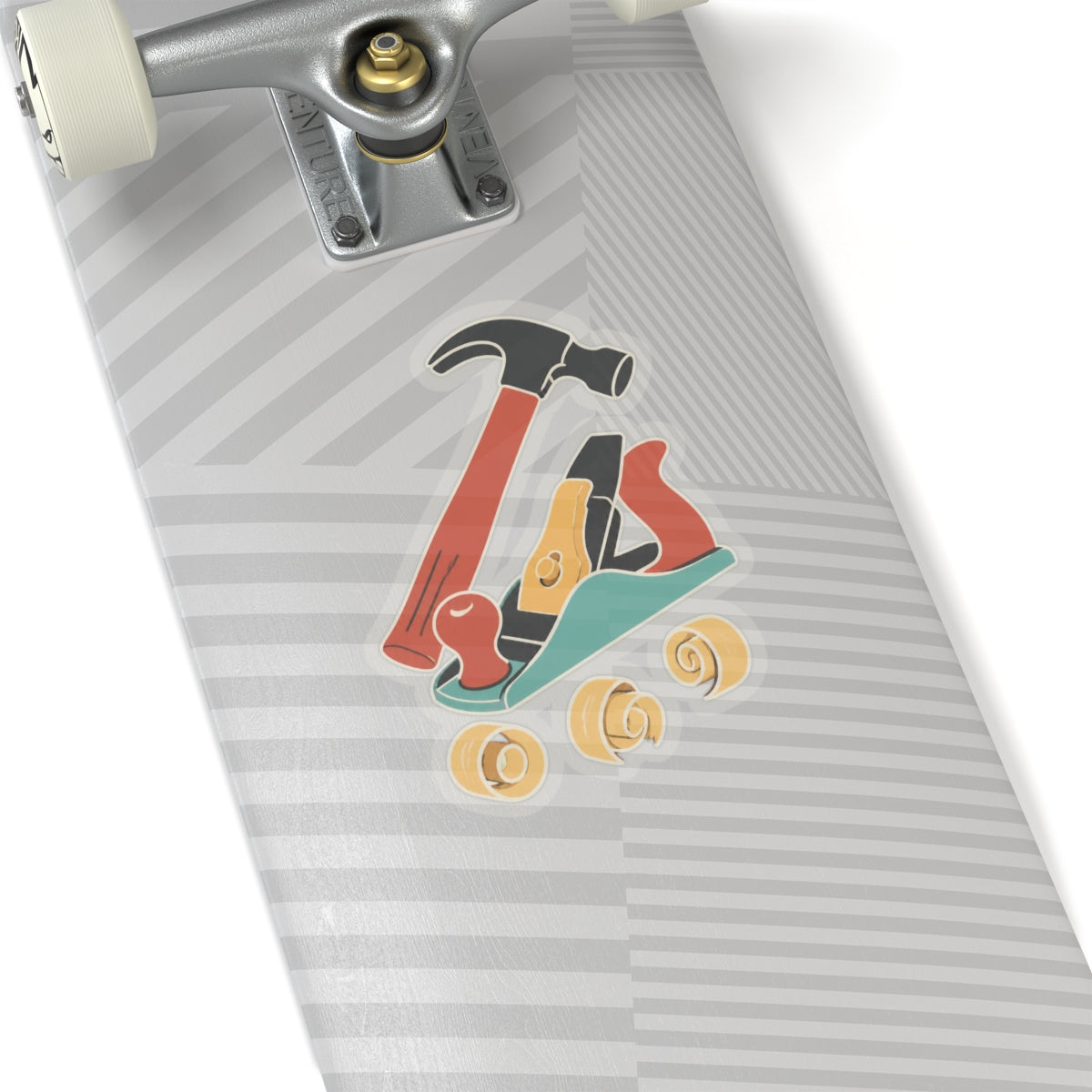 Carpenter Hammer Hand Plane Woodworking Art Sticker