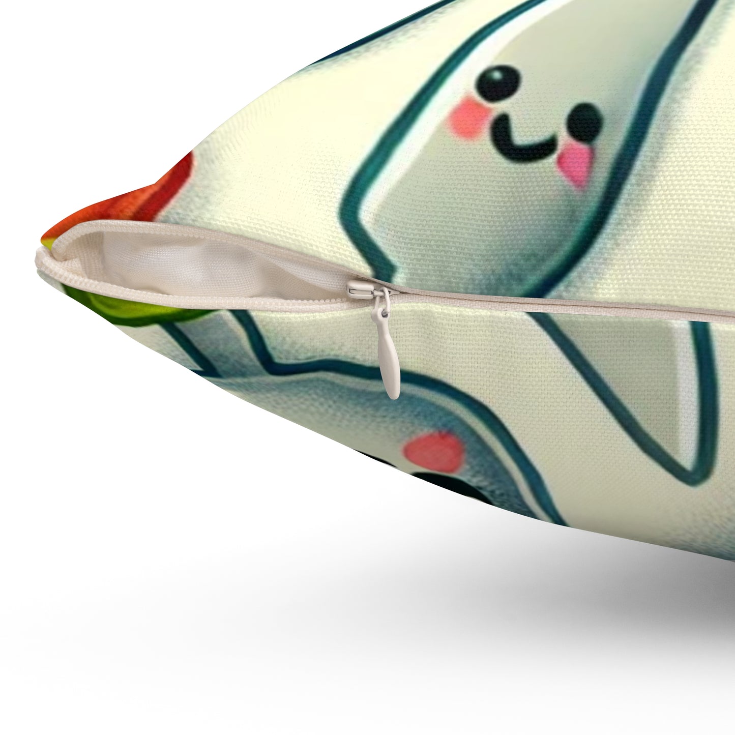 Happy Kitchen Tableware Kawaii Decorative Pillow
