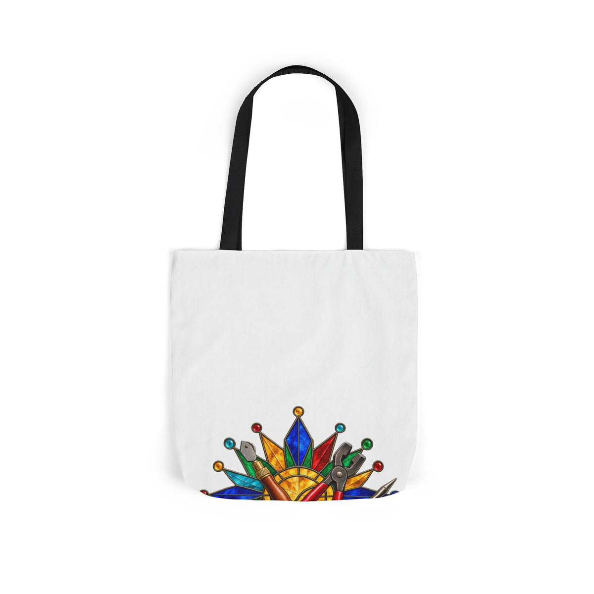 Stained Glass Workshop Tools Tote Bag