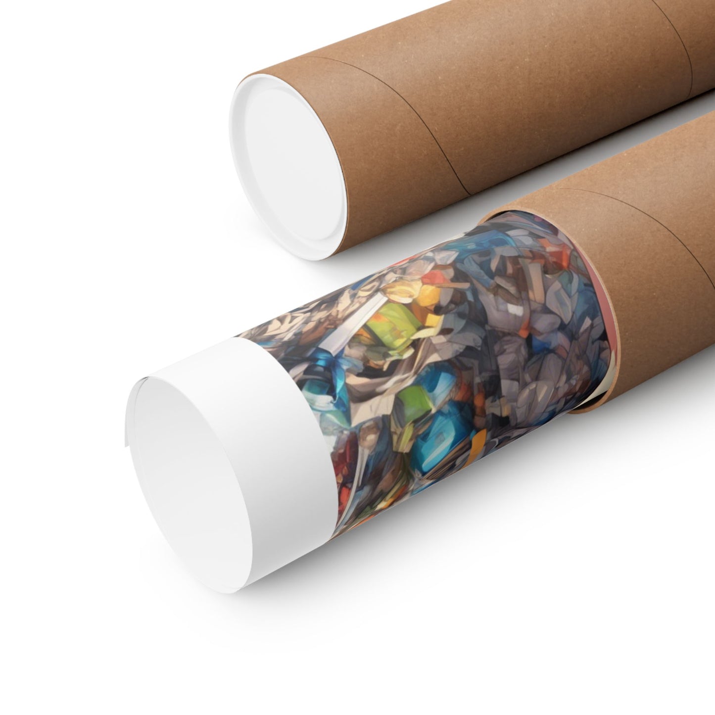 Recycling Rescue Anime Heroine Eco Street Art Poster