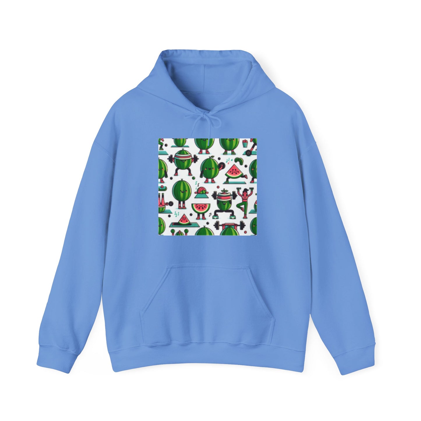 Watermelon Workout Club Cute Food Fitness Graphic Hoodie
