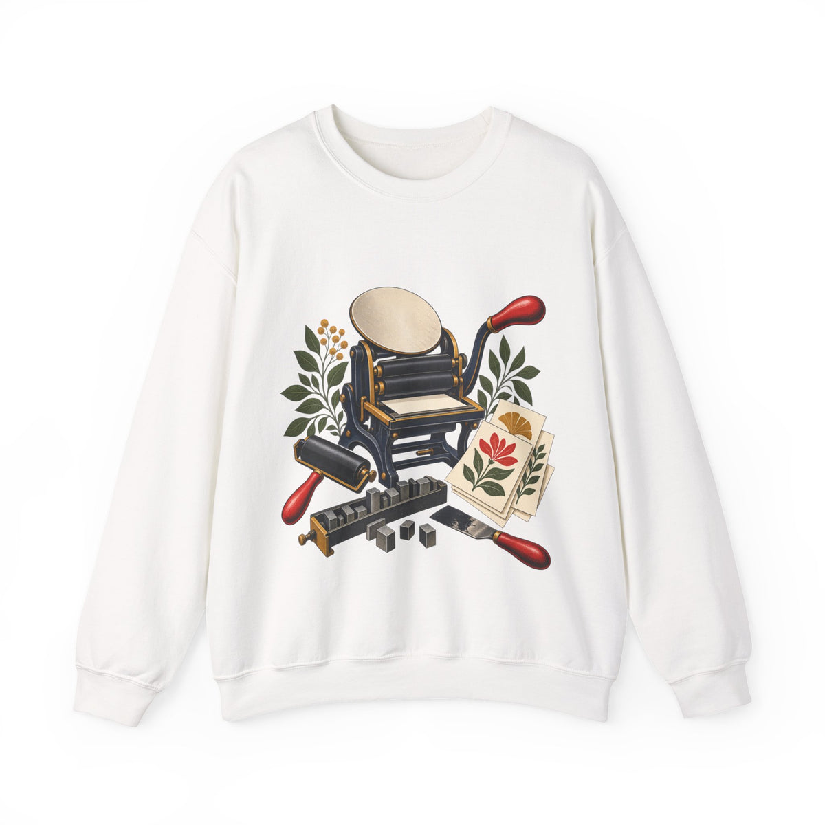 Botanical Letterpress Printshop Sweatshirt