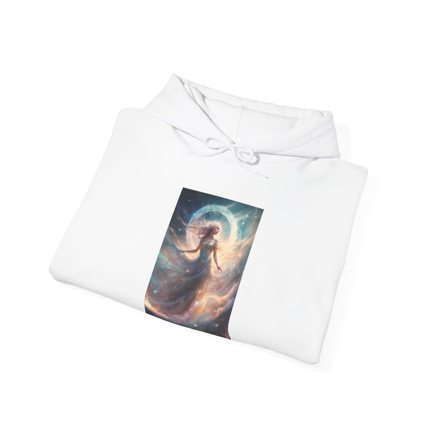 Moonlit Celestial Dancer Fantasy Portrait Hoodie