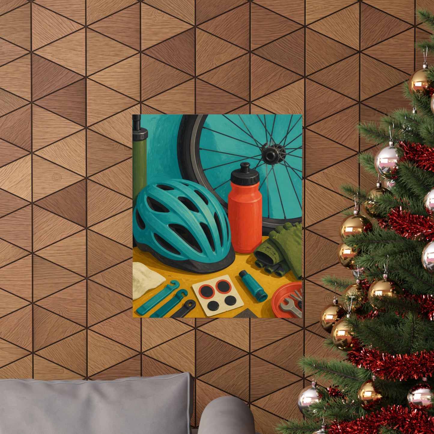 Everyday Bicycle Workshop Art Poster