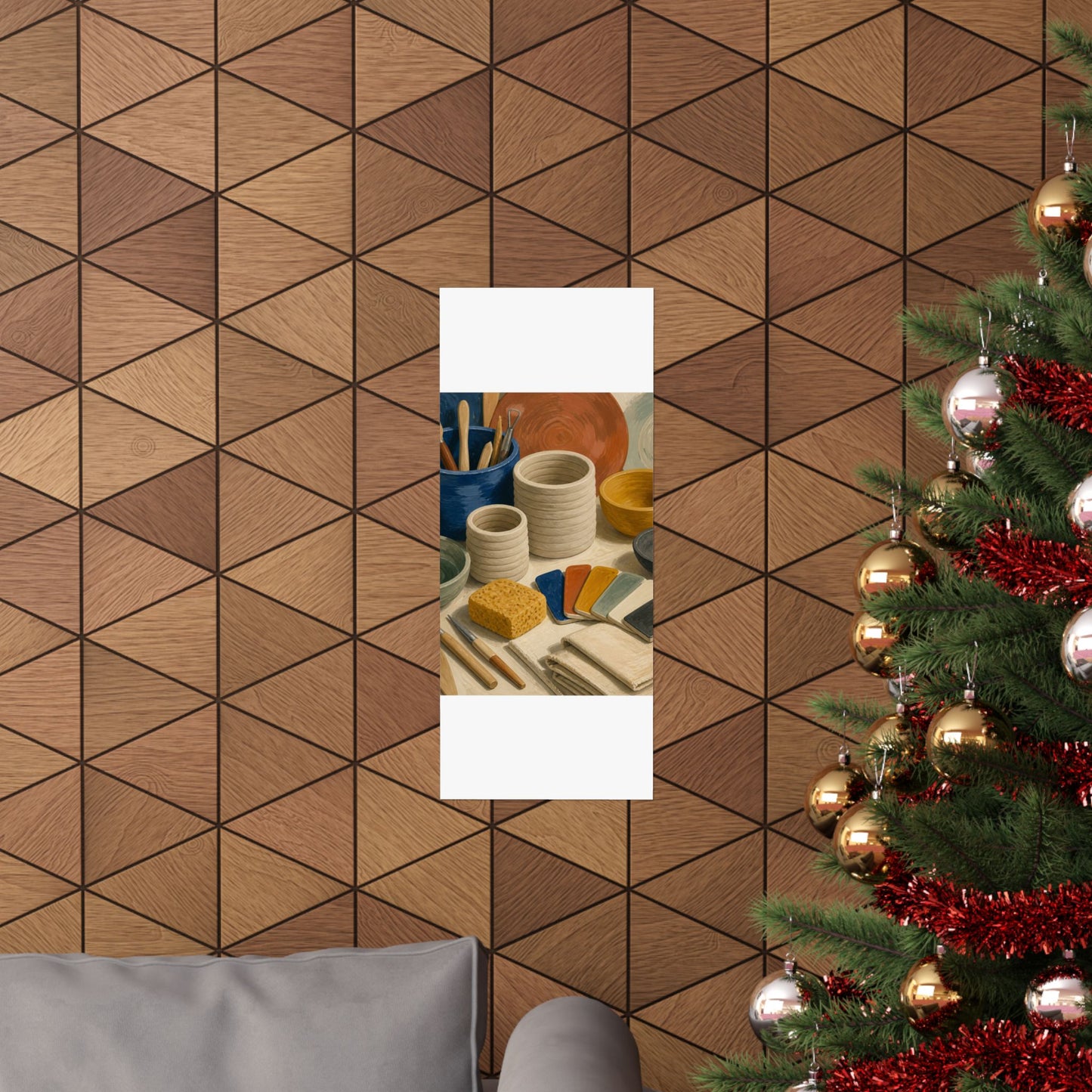 Handbuilt Ceramics Studio Art Poster